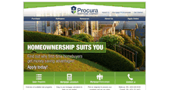Desktop Screenshot of procuramortgage.com